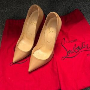 Christian Louboutin Nude Leather So Kate 120mm